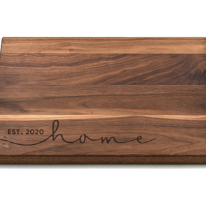 Cursive Home Cutting Board